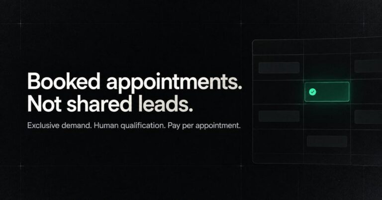 BookedOnly — Exclusive, qualified appointments. Not leads. photo