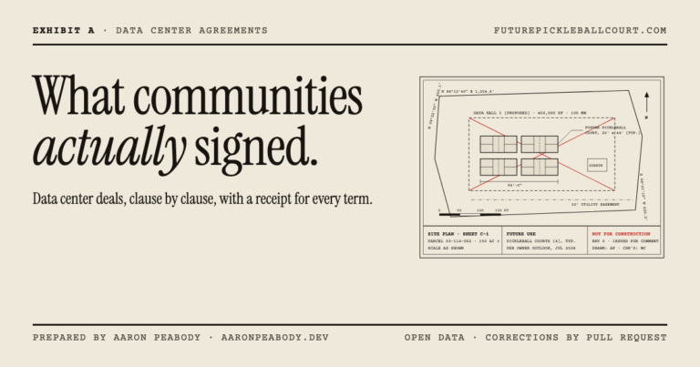 Data Center Deals: what communities actually signed photo