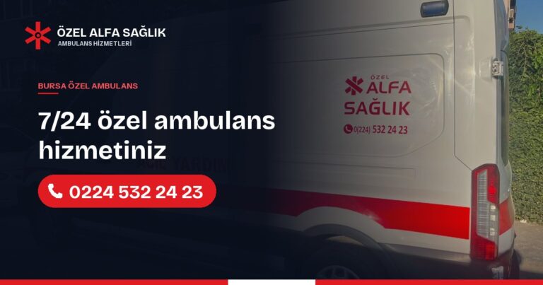 Bursa Özel Ambulans | 7/24 Acil Ambulans ve Hasta Nakli – Alfa Sağlık photo
