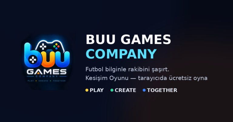 BUU Games Company — Kesişim Oyunu photo