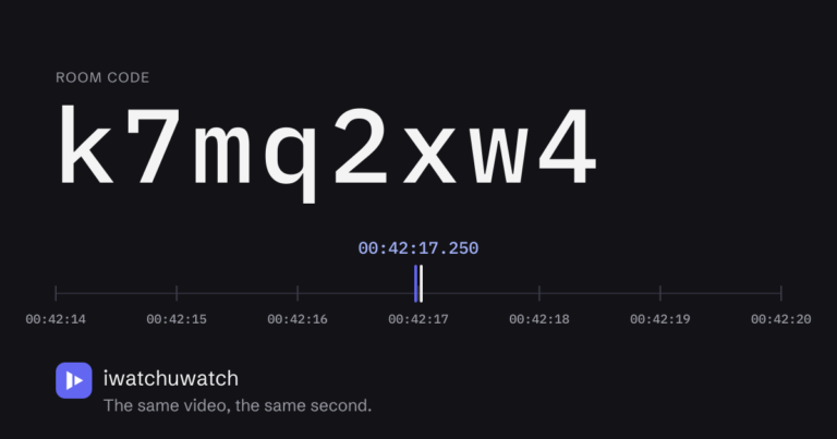 iwatchuwatch — Watch videos together, in sync, on any site photo