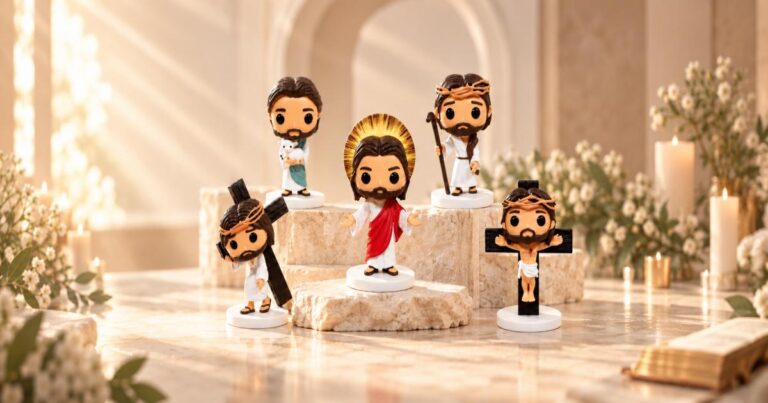 Hand-Painted Jesus Figurines & Resin Statues | HolyPop photo