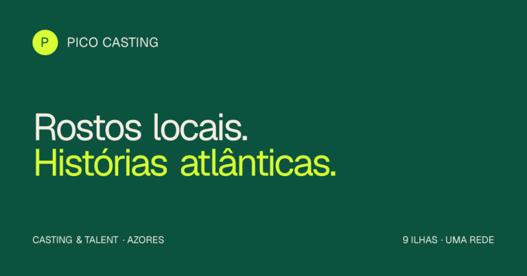 Pico Casting — Casting & Talentos nos Açores photo