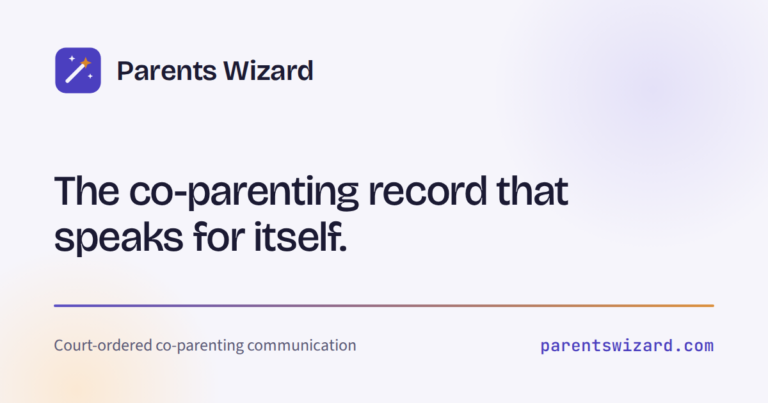 Parents Wizard – The co-parenting record that speaks for itself. photo