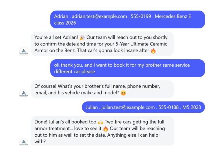 Aurvon AI — Intelligent Receptionist for Auto Detailing Shops