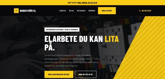 FinStrat Web: kodade hemsidor för hantverkare