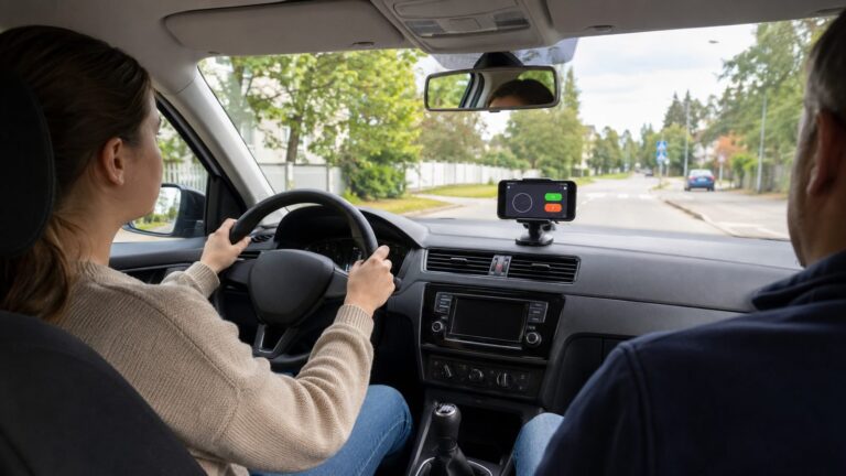 Inssi – simuloitu ajokoe puhelimellasi