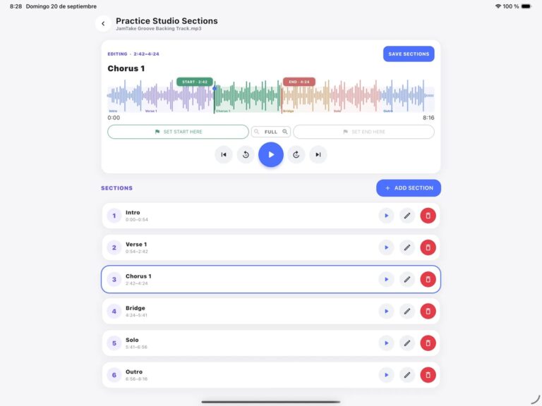 JamTake — Your music practice workspace