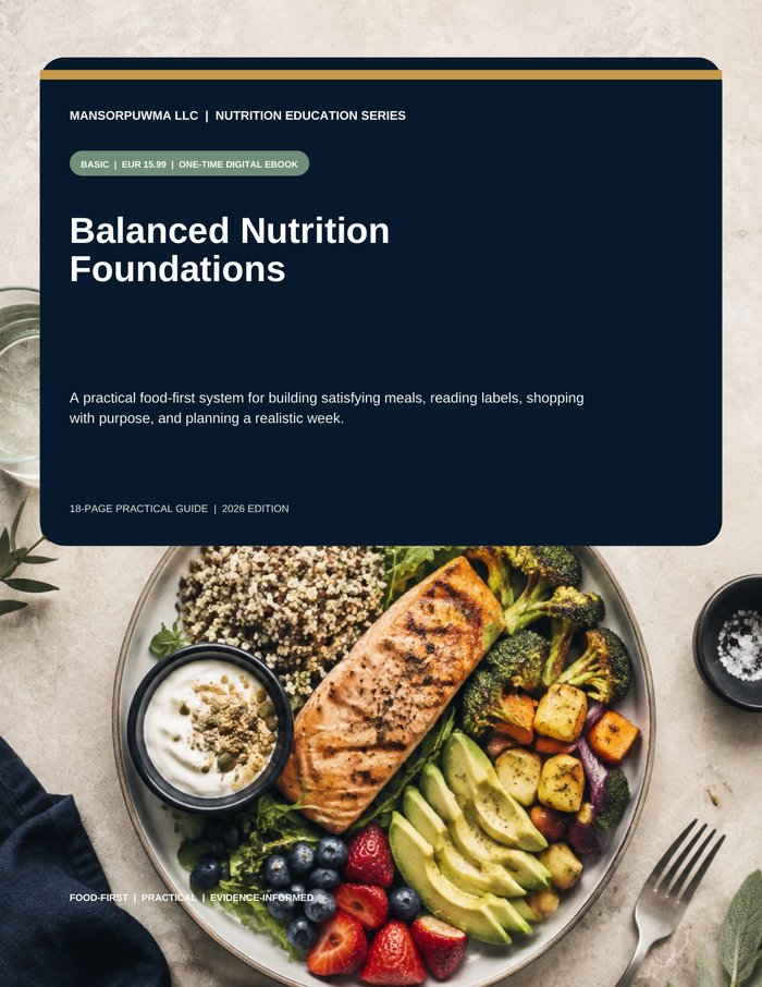 Nutrition Ebooks & Meal Planning Guides | MANSORPUWMA LLC