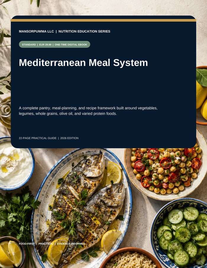 Nutrition Ebooks & Meal Planning Guides | MANSORPUWMA LLC