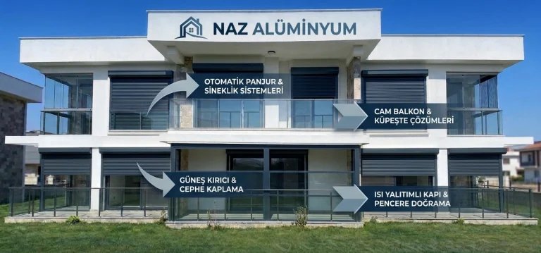 Edremit Cam Balkon, Sineklik İmalatı & PVC Doğrama | Naz Alüminyum