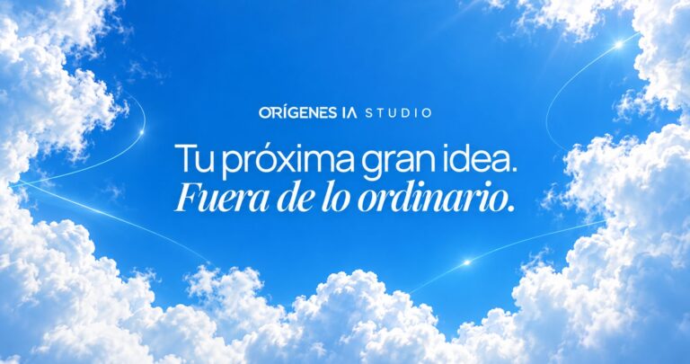 Orígenes IA Studio | Creatividad e inteligencia artificial