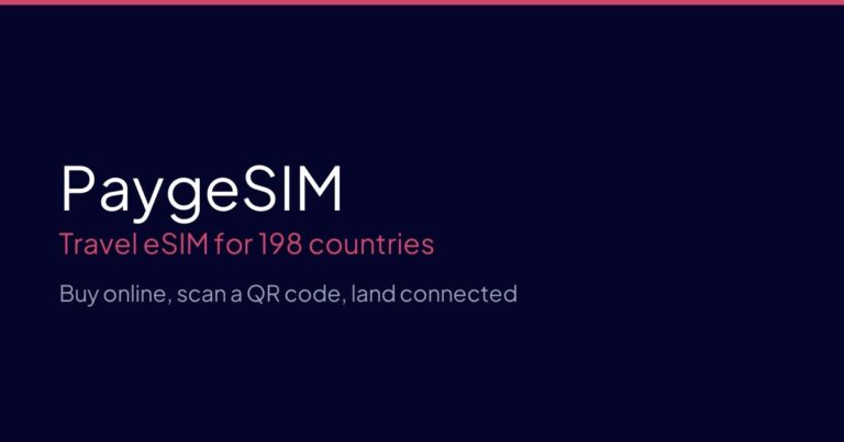 PaygeSIM | Travel eSIM for 197 countries