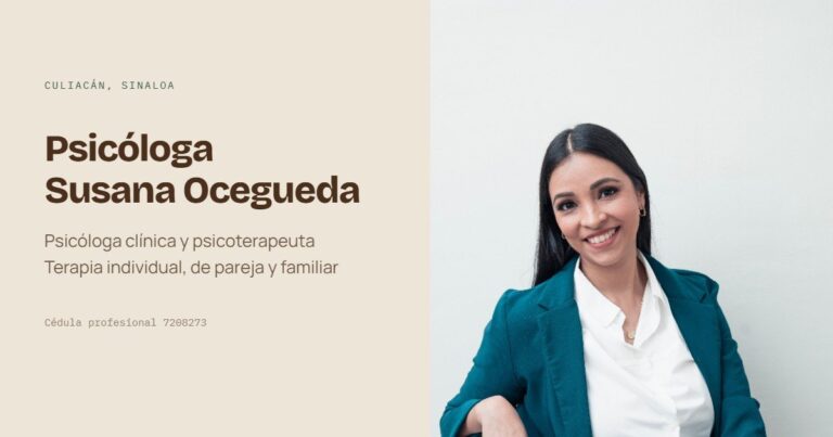 Psicóloga en Culiacán · Susana Ocegueda Iriarte
