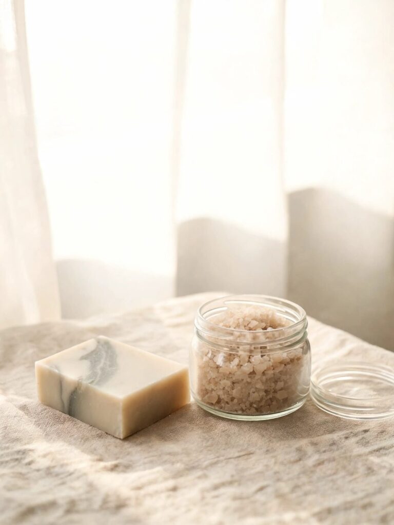 Few ingredients, named on the label — Saltmere