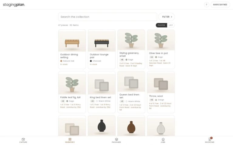 StagingPlan — inventory, jobs and proposals for home staging companies