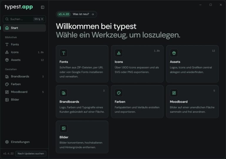 typest.app — Design-Toolkit für Windows