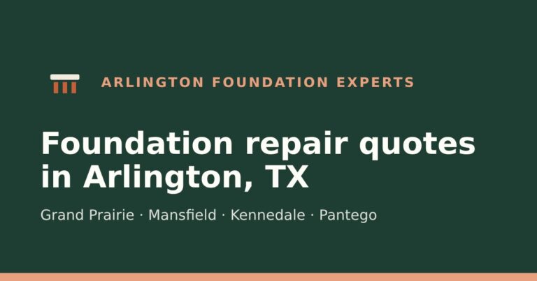 Arlington Foundation Experts