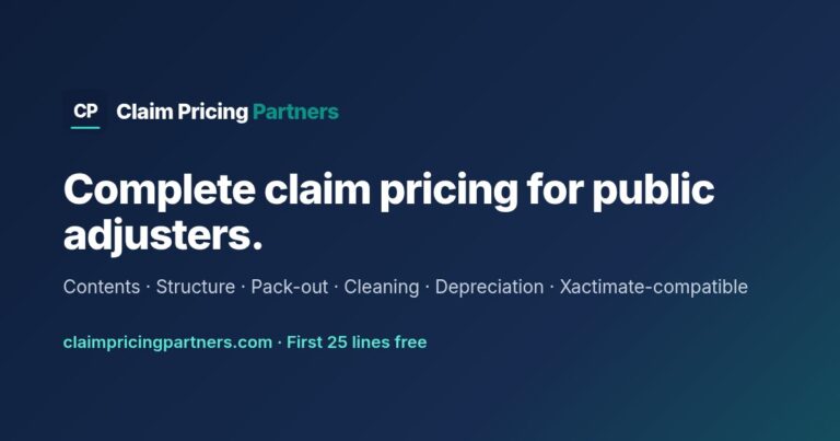 Claim Pricing Partners