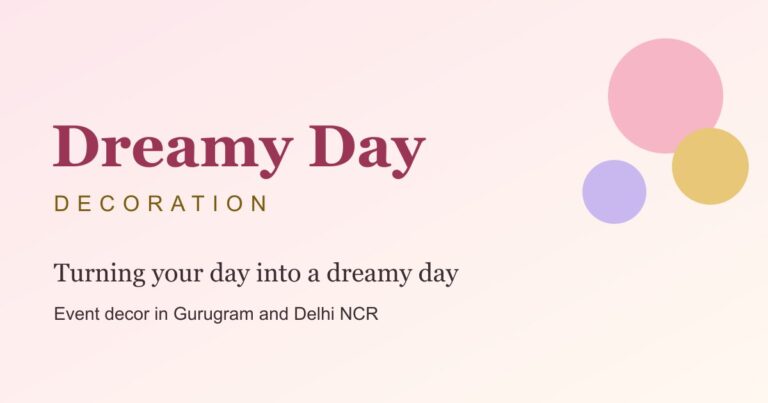 Dreamy Day Decoration