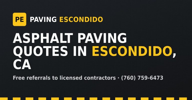 Paving Escondido