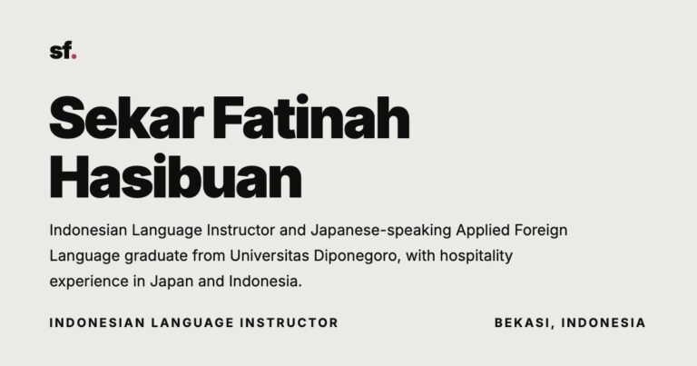 Sekar Fatinah Hasibuan